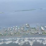 Congressman Garret Graves flew over Grand Isle which was inundated with floodwaters. Congressman Garret Graves photo