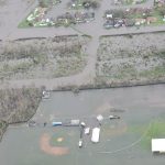 Ida’s floodwaters overtook the East St. John High School baseball field and Belle Point subdivision. Congressman Garret Graves photo