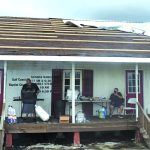 Members of Gulf Coast Baptist Church in Golden Meadow served 250 meals Sept. 1, 2021. Brian Blackwell photo