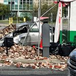 Ida's strong winds claimed this vehicle in New Orleans. Entergy New Orleans photo