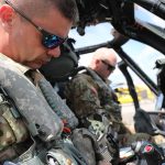 Louisiana National Guardsmen Chief Warrant Officer 3 Cody Davis (left) and Chief Warrant Officer 3 Ronald Cole (right), UH-60 Black Hawk helicopter pilots with the 2-238th General Support Aviation Battalion from Pineville prepared for departure as they continued search and rescue missions throughout the southeastern part of the state after Hurricane Ida. Louisiana Army National Guard Staff Sgt. Gregory Stevens photo