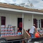 First Baptist Church in Pollock members delivered food and supplies to Gulf Coast Baptist Church in Golden Meadow.