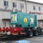 Arkansas Baptist Disaster Relief team members ministered out of Woodland Park Baptist Church in Hammond. Patrick Dennis photo