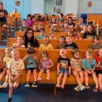 During the VBS at Beouf River Baptist Church in Winnsboro, 53 and 26 adult workers attended.