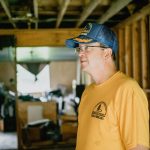 Donald Arnold served as the “blue hat,” or team leader, at First Baptist Church in Mandeville for a group of volunteers from the Kansas-Nebraska Convention of Southern Baptists. TAB Media photo