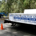 A Mississippi Baptist Disaster Relief team ministered out of Lacombe. Patrick Dennis photo
