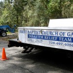 A Mississippi Baptist Disaster Relief team ministered out of Lacombe. Patrick Dennis photo