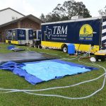 A Texas Baptist Disaster Relief team worked out of New River Baptist Church in St. Amant. Patrick Dennis photo