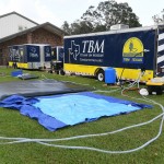 A Texas Baptist Disaster Relief team worked out of New River Baptist Church in St. Amant. Patrick Dennis photo