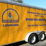The Northshore Baptist Association Disaster Relief trailer was put to good use at First Baptist Church in Slidell. Patrick Dennis photo