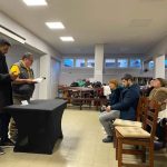 Louisiana Baptist Disaster Relief Strategist Stan Statham led a prayer service with Ukrainian refugees at First Baptist Church, Gdansk, Poland.