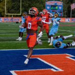 The LCU football team celebrated a 33-9 Homecoming victory over Texas Wesleyan University.