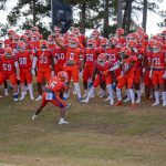 The LCU football team celebrated a 33-9 Homecoming victory over Texas Wesleyan University.