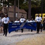 The Bolton High School band performed at the Homecoming football game.