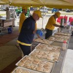 Rolling Hills feeding unit team members prepare food that is served to residents impacted by Hurricane Ian in Naples, Florida.