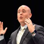 Chad Gilbert, pastor, First Baptist Church, New Orleans, while presenting the Convention message, urged messengers not to give up.