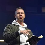 Keynote speaker Shane Pruitt encourages students to be ambassadors for Christ.