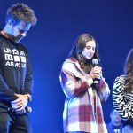 Students lead a prayer during a session of YEC.