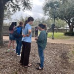 McNeese State University students gathered for a three-hour prayer and praise time on the Quad.