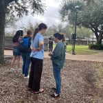 McNeese State University students gathered for a three-hour prayer and praise time on the Quad.