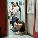 Nicholls State University BCM students gathered at their building to pray, at stations, for one another, their campus and world.