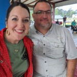 Bubba Mills and his wife, Mandi, were all smiles during the 70th anniversary celebration of Clara Springs Baptist Camp. Mills is the camp director.