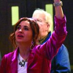 A member of the ECON crowd enjoyed one of multiple times of worship.