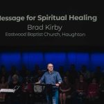 Brad Kirby, pastor of Eastwood Baptist, told the crowd that spiritual healing is needed in communities across the nation as well as in their personal lives. Sharing from Psalm 51, Kirby said David had committed great sins and needed spiritual renewal.