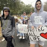 Louisiana Christian University students proudly proclaimed their love for life during the Louisiana Life March Central, Feb. 3, 2024.