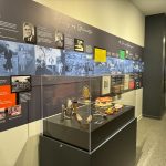 The Legacy Room inside the Rucker-Austin Center on the Monroe campus features a chronological timeline of events covering all four walls and artifacts from its history.