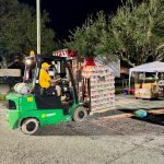 A Rolling Hills Ministry feeding team member loaded food that was used to serve meals to those impacted by Hurricane Milton in Clearwater, Florida. Send Relief photo