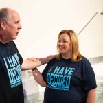 First Baptist Church, Denham Springs, held a service to celebrate 55 baptisms, March 30, 2025. Many of those came from the Livingston Parish GO TELL AMERICA Crusade, held two weeks earlier.