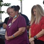 Members of the community gathered to pray for students, teachers, families and the community.
Held outside the Rapides Parish School Board office in Alexandria, the event was marked by special music and prayer led by pastors of various denominations and in small groups who prayed for an area recently impacted by social media threats of possible shootings at several schools, Sept. 28-29.