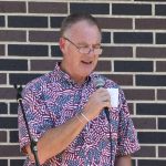 Tim Hisaw, recently retired pastor with Tioga First Baptist Church, prayed God would grant wisdom and protection over legislative leaders, schools, churches and families.
